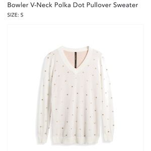 Cream and tan sweater